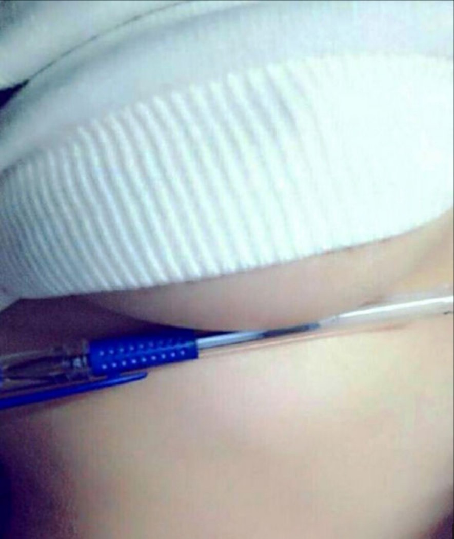 Pencil test boobs